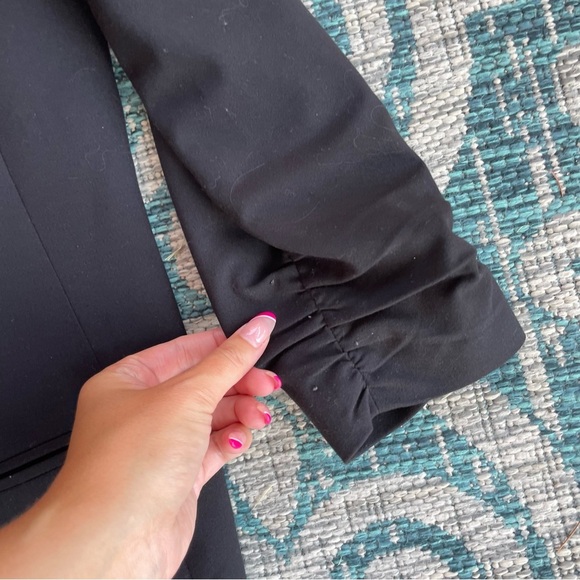 Michael Kors Womens Stretch Knit One Button Blazer Jacket - Picture 4 of 7